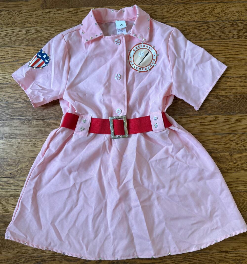 A League of Their Own Girls' Costume Dress Size M